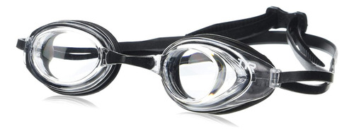 Goggles Para Natación Tyr Graduados Miopia Aumento -4.0 Color Negro