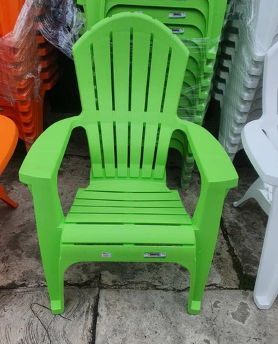 Imagen 2 de 6 de Sillas Plasticas Playeras Duraplas Sillón Reyes