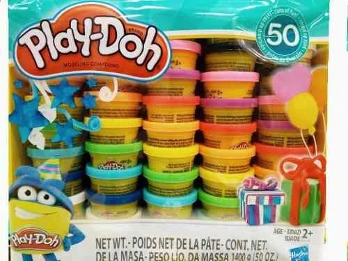 Pack 50 Mini Botes de Plastilina Play Doh