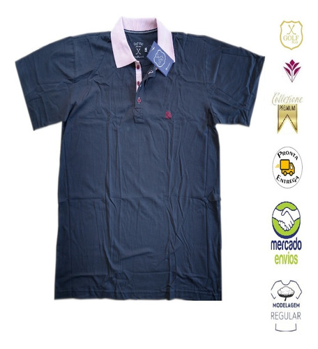 Golf Play Camisa Camiseta Pólo Masculina