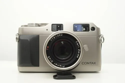 Câmera Analógica Contax G1 + Lente Carl Zeiss Planar 45mm F2