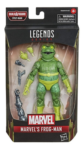 Boneco Marvel Legends Build A Figure Marvels Frog Man F0170
