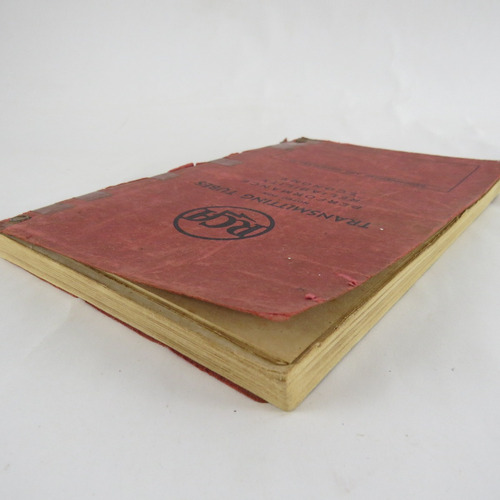 L2521 Rca Air-cooled Transmitting Tubes Technical Manual Tt3 (Usado)