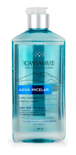 Agua Micelar Caviahue Limpia Desmaquilla Calma 180ml
