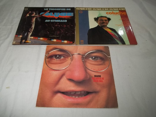 Lp Vinil - Coluche - Disque D'or - 3 Discos