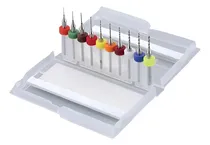 Comprar Kit 10 Brocas 0.3mm - 1.2mm De Carburo Para Pcb Router Cnc
