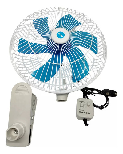 Ventilador Para Camión 24v Giratoria De 27cm 6 Aspas 11 Pulg