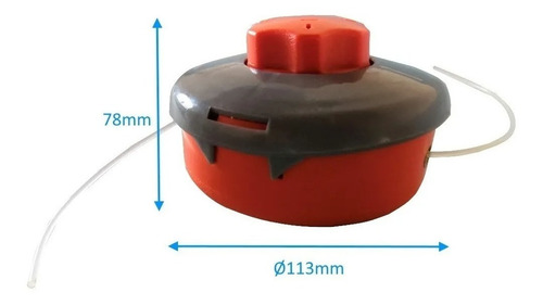 Imagen 3 de 4 de Cabezal Porta Hilo Husqvarna Toro Desbrozadora M10x1.25 L