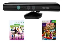 Comprar Kinect Sensor De Movimientos Para Xbox 360 +2 Juegos Fisicos