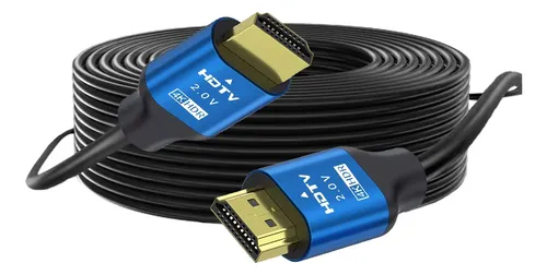 PNGKNYOCN Cable corto HDMI macho a macho de 15 cm ángulo ascendente de 90  grados de alta velocidad HDMI 2.0 adaptador de cable compatible con  4K@60Hz