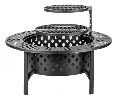 Hoguera Fogata 91.44cm 3en1 Con Funda, 2 Parrillas Atizador