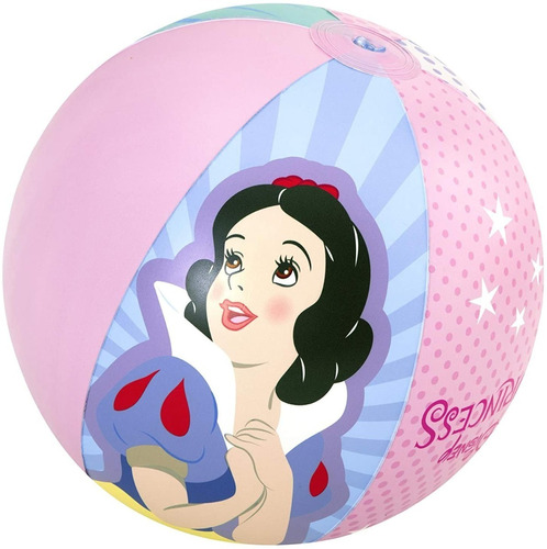 Pelota De Playa Inflable Diseño Disney Princess Rosa Niñas 