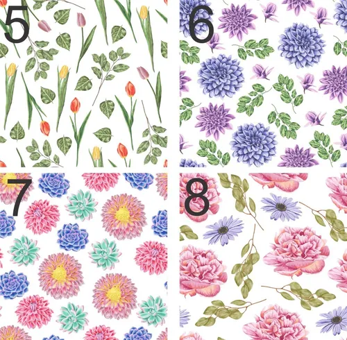 Vinilo Decorativo Deco Gráfica Flor 100x100 Cm.
