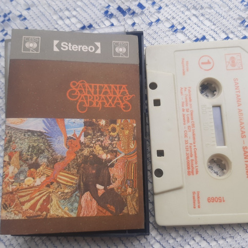 Santana -abraxas Fita Cassete Original Usada 