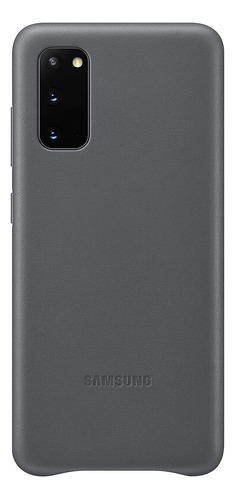 Case Samsung Leather Cover Para Galaxy S20 Normal Gray