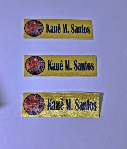 Imagem 2 de 5 de Etiquetas Termocolante (personalize Máscaras, Uniformes Etc)