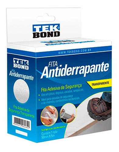 Fita Antiderrapante Transparente 50mm X 5m Adere