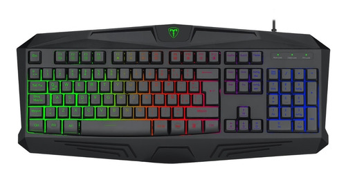 Teclado Mecanico Gamer T-dagger T-tgk106 Tanker Rainbow Rgb