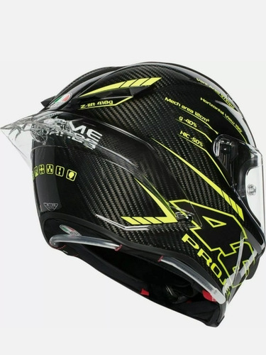 Casco Agv Valentino Rossi Pista Gp R Project 46 3.0 Carbono