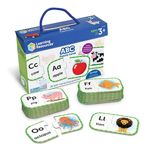  Learning Resources LER6085 Recursos de aprendizagem: Abc Puzzle Cards, Preparing for the Jar