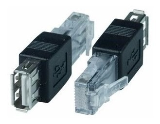Convertidor Hembra Usb A Ethernet Rj45 Pc Adaptador Conector