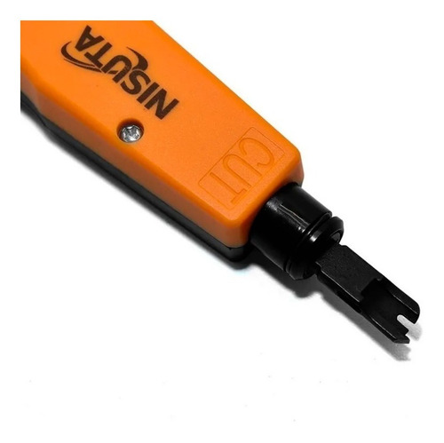 Imagen 3 de 5 de Pinza Impacto Impactadora Cable Utp Red Nisuta Regulable