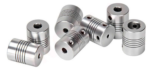 5pz Cople Flexible D18l25 Nema Acoplador 5x8mm