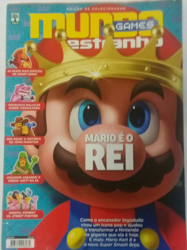Revista Mundo Estranho Games Ed 3 Mario É O Rei (Usado)