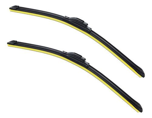 X2 Plumilla Limpiaparabrisas De Silicona + 9 Adatadores Auto