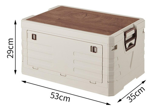 Caja Plegable Para Almacenamiento Al Mediana Capa Única