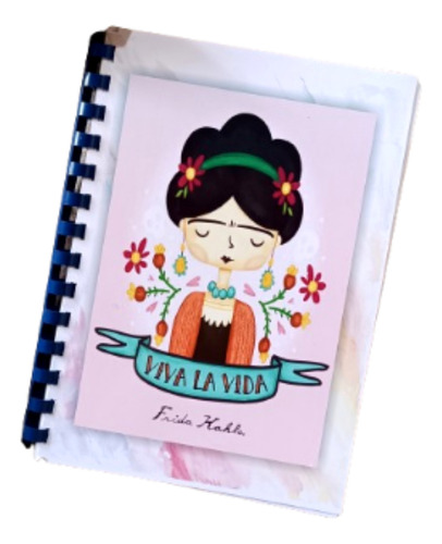 Agenda Perpetua Diseño Frida, Super Completa, Con Extras