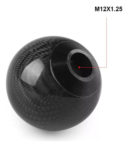 Perilla Palanca Negro Fibra Real Vw Jetta A6 Style 2016