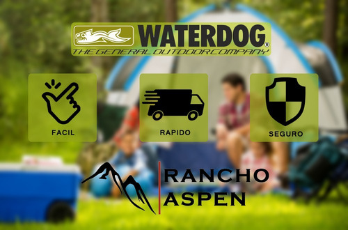 Termo Acero Inoxidable Waterdog 1l Con Manija Correa Cuotas