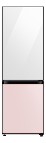 Heladera Samsung Bespoke 328lts Mixed Clean White-glam Pink