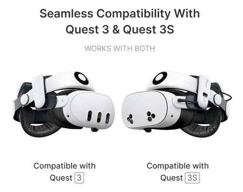 Q- Vr Strap With 10000mah Battery For Meta Quest 3/3s
