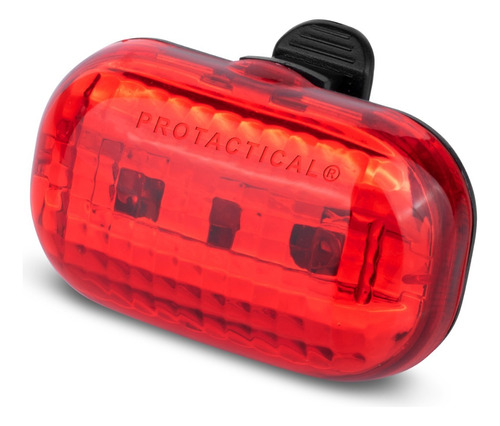 Luz Lampara Trasera Para Bicicleta Seguridad Led Luz Roja Color Rojo