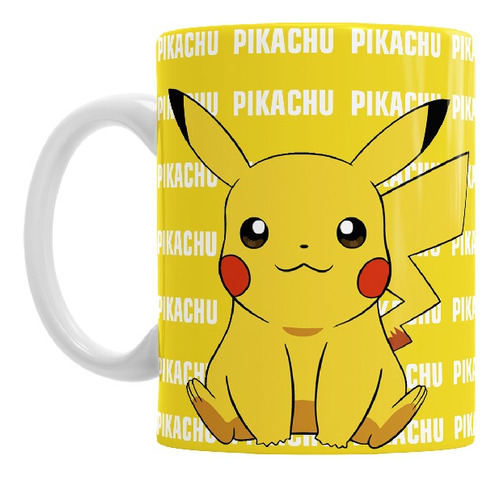 Taza De Pokemon Pikachu En Cerámica 