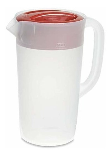 Pitcher Rubbermaid, 2 Cuartos De Galón, Corredor Rojo 195376