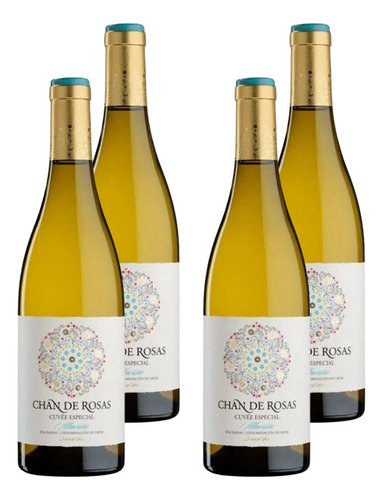 Kit 4 Vinhos Chan De Rosas Albariño Cuvée Bco Espanha 750ml