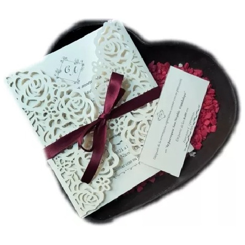 15 Invitaciones Para Boda + Regalo