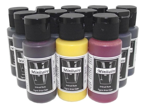 Badger Air-brush Minitaire 12-color Ghost Tinte Transparente