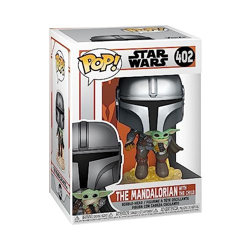 Funko Pop Nuevo -star Wars-the Mandalorian With The Child