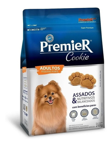 Premier Cookie Caes Adult Racas Pequenas 250g