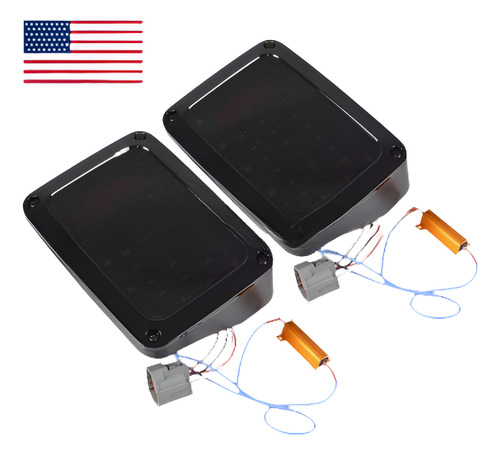 2 X Jeep Wrangler Jk 07-16 Led Luces Trasera Freno Inversas 