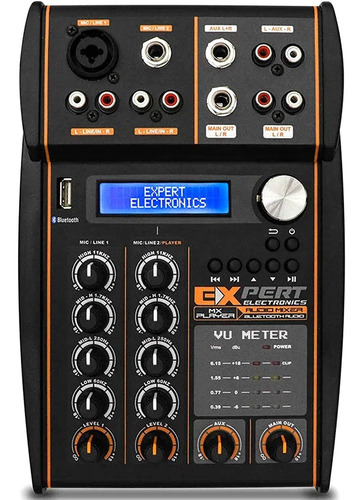 Consola Mixer Expert Mx-player Usb Bt Phantom +48