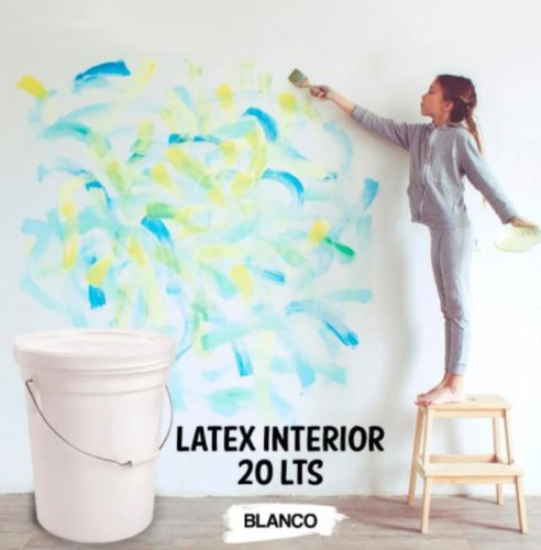Pintura Latex Blanco Interior 20 Lts Promo Oferta