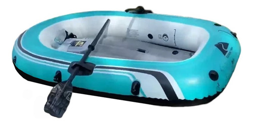Bote Balsa Inflable 2 Personas Ozark Trail Con 2 Remos