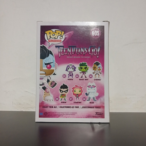 Funko Pop - Teen Titans Go! - Cyborg #605 (Usado)