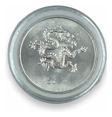 Moneda Africana Del País De Liberia De 5 Centavos Año 2000 (Usado)