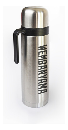 Termo Acero Inoxidable 1 Litro San Antonio Spurs Wembanyama